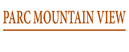 This image icon displays the Parc Mountain View Apartments Logo